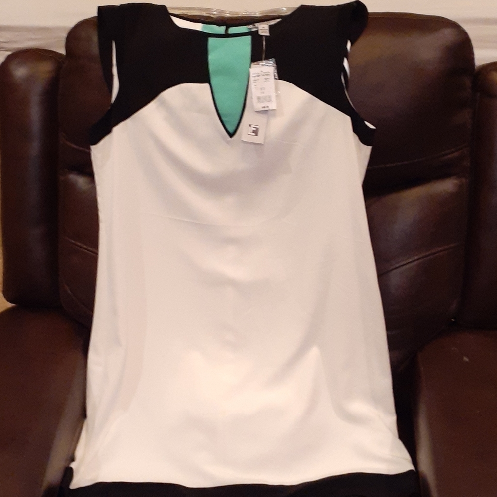 Beautiful White and Black cocktail dress NWT